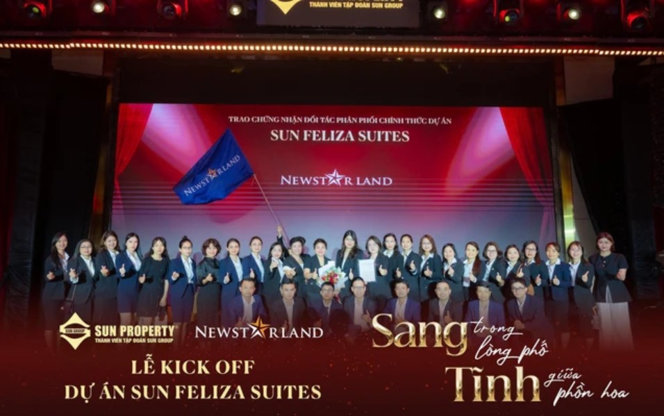NewstarLand - Đại lý F1 chiến lược phân phối dự án Sun Feliza Suites