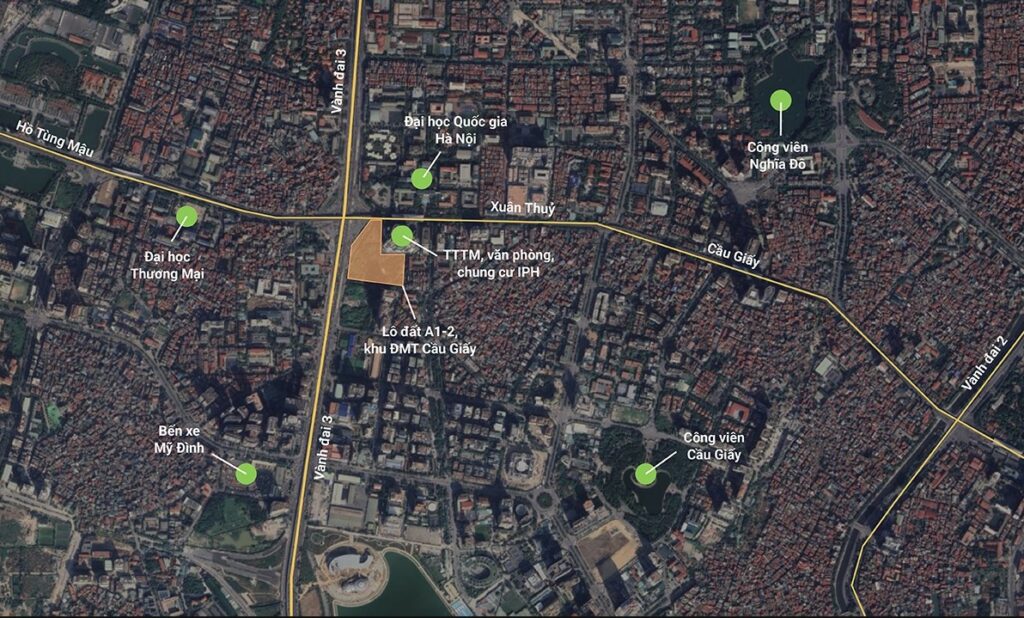 Vị trí dự án. Đồ hoạ: Anh Tú